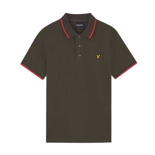 Lyle & Scott Soft Black Tipped Polo Shirt image 0