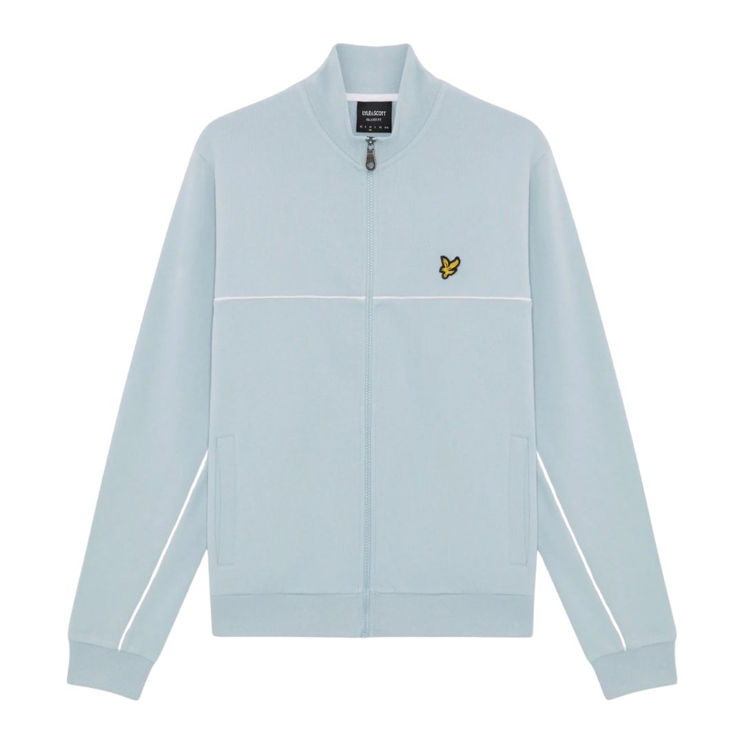 Lyle & Scott Opal Blue Piped Full Zip Track Top image 0