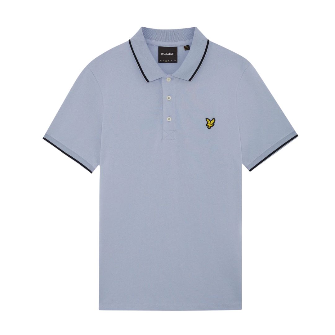 Lyle & Scott Lilac Tipped Polo Shirt image 0
