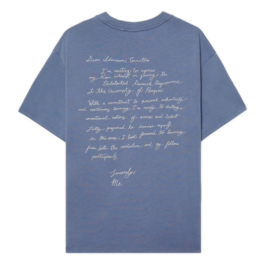 Pompeii Admission Letter Marengo Blue T-Shirt image 1