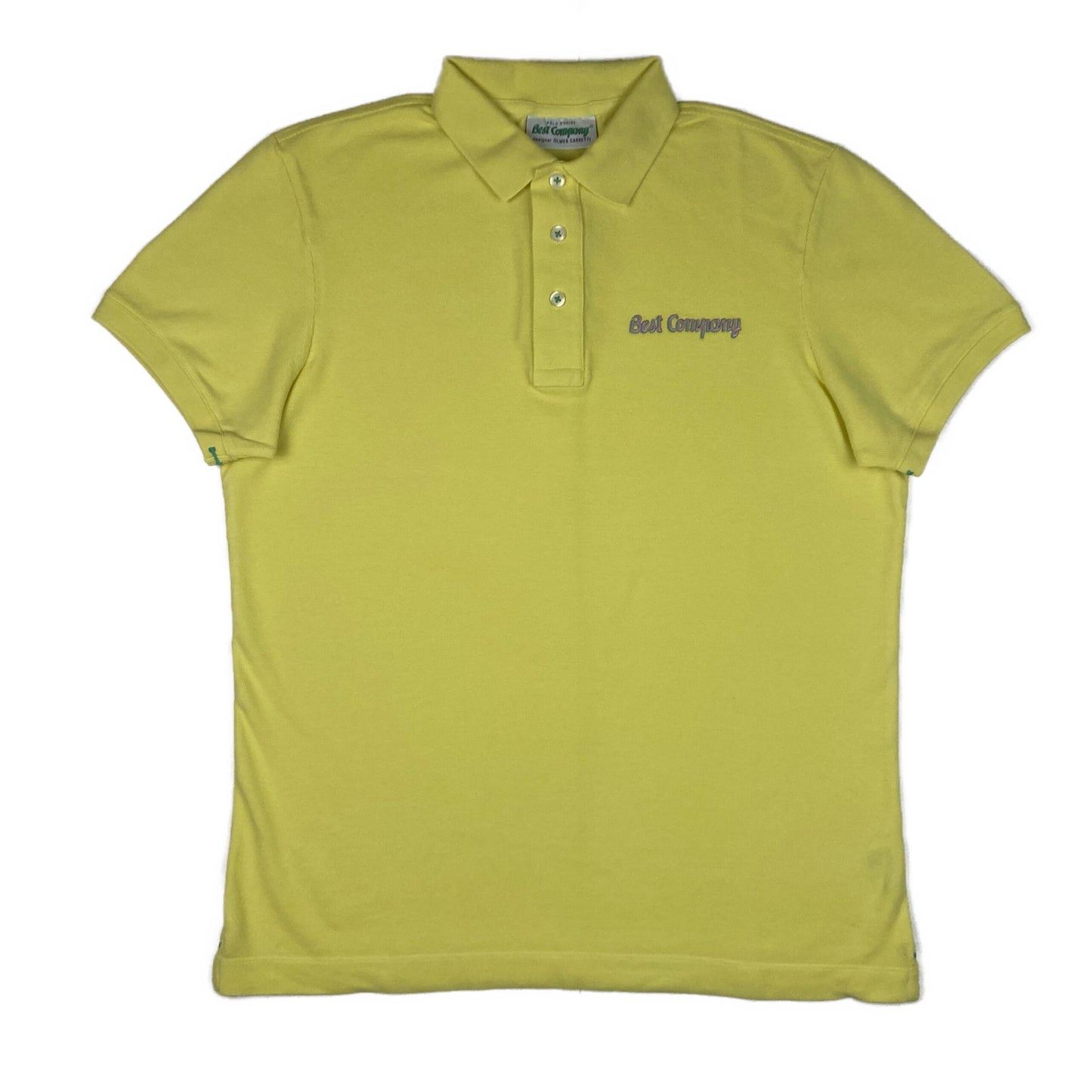 Best Company Vintage Yellow Cotton Polo Shirt image 0