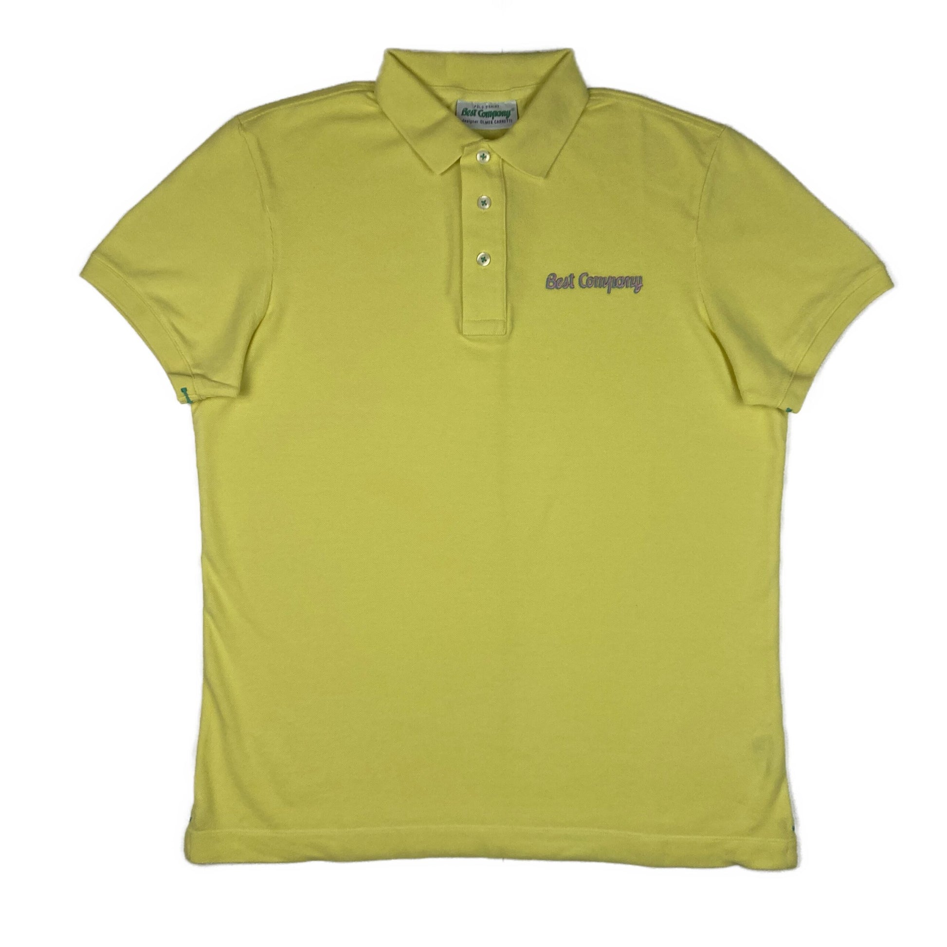 Best Company Vintage Yellow Cotton Polo Shirt image 0