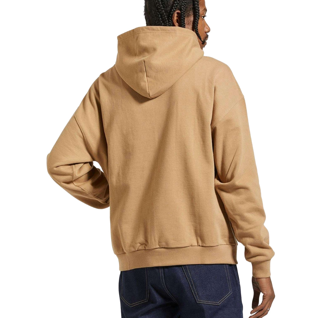 Brixton Tiger's Eye Embroidered Heavyweight Oversized Hoodie image 2