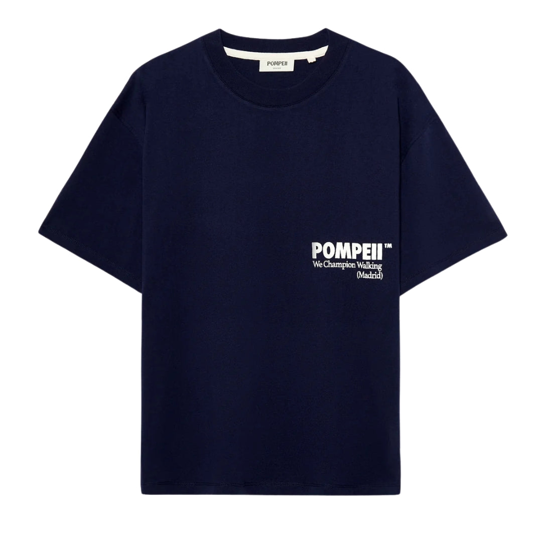 Pompeii Navy Boxy Graphic T-Shirt image 0