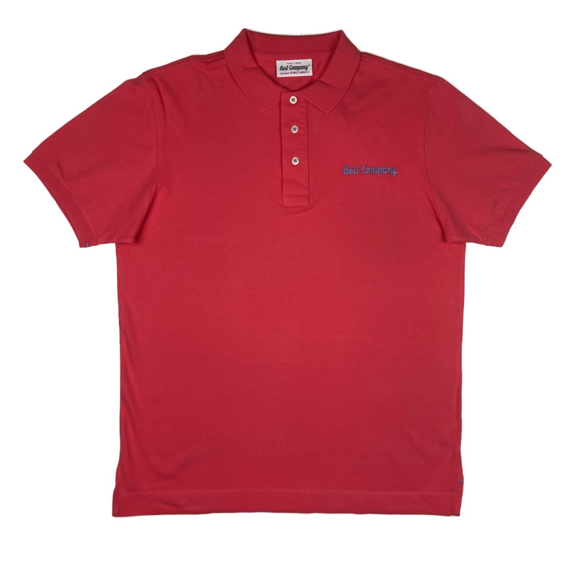 Best Company Vintage Red Cotton Polo Shirt image 0