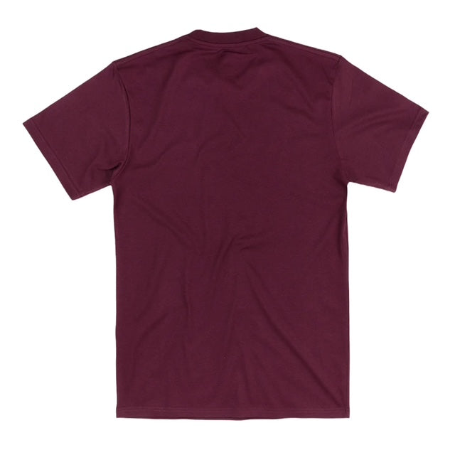 Trendsplant Burgundy Organic Essential T-Shirt image 2
