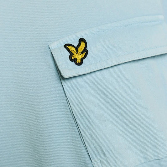 Lyle & Scott Cargo Pocket Opal Blue T-Shirt image 1