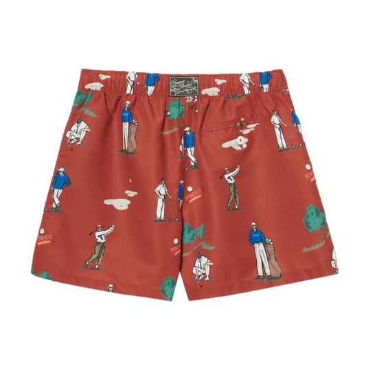 Pompeii Golf Ruby Red Swim Trunks image 1