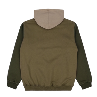 Trendsplant Organic Color Block Hoodie Gothic Olive image 2