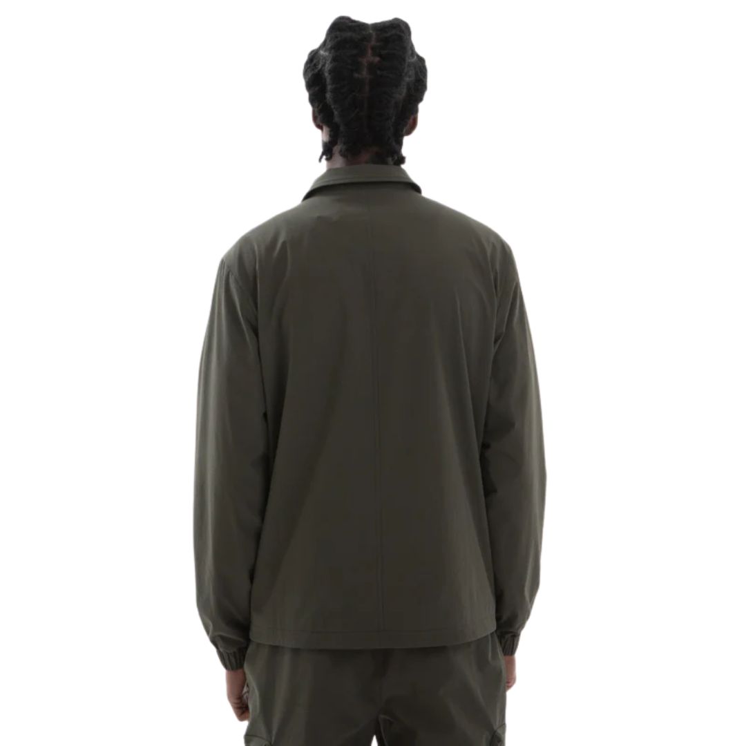 Peaceful Hooligan Dark Khaki Hawthorn Overshirt image 1