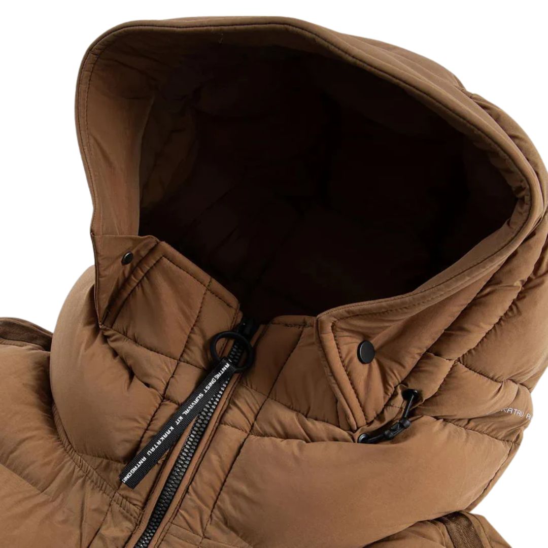 Krakatau Rook Dune Hooded Puffer Jacket