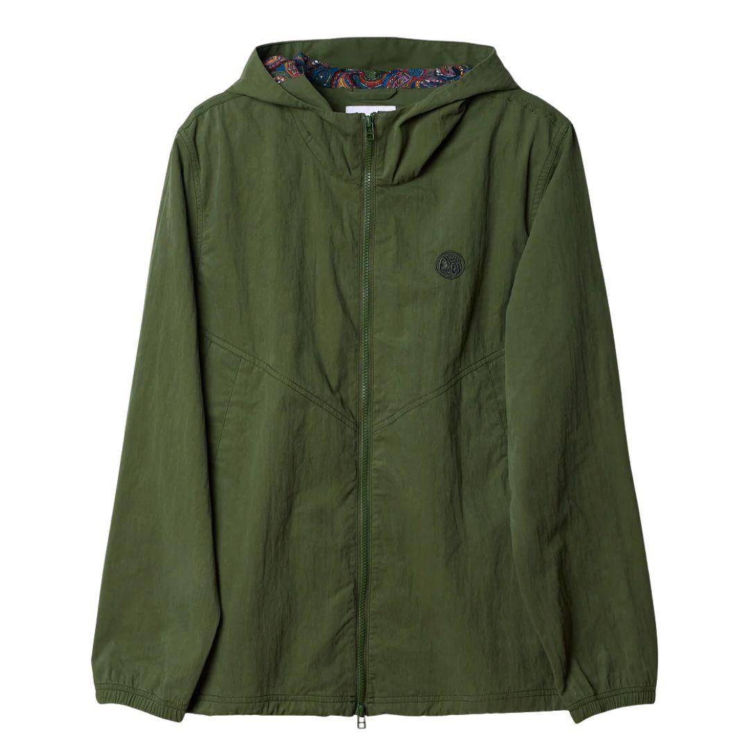 Pretty Green Feltham Hooded Khaki Jacket