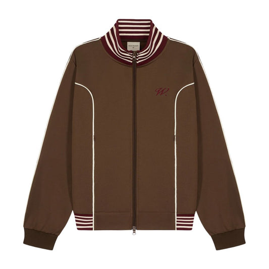 Walk In Paris Brown Club Track Jacket
