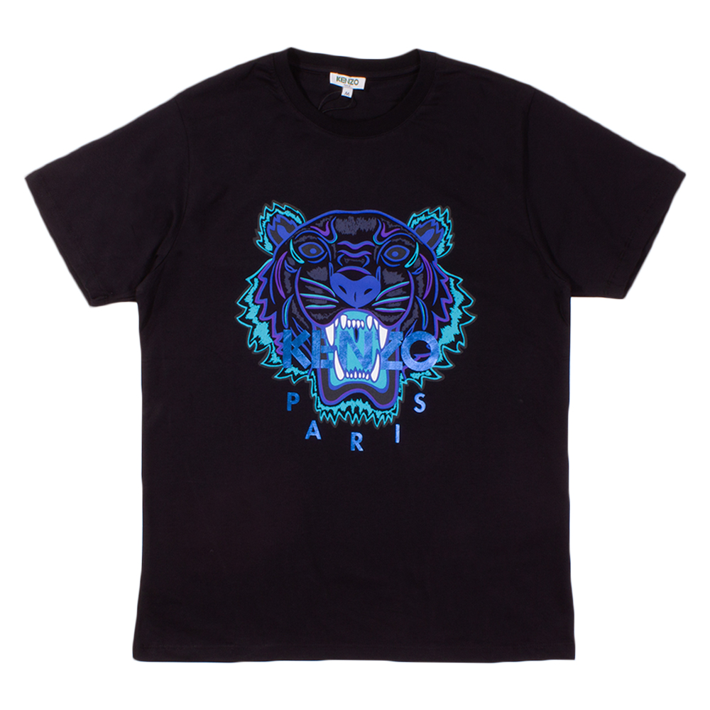Blue Tiger Face T-Shirt | Artifacts Apparel