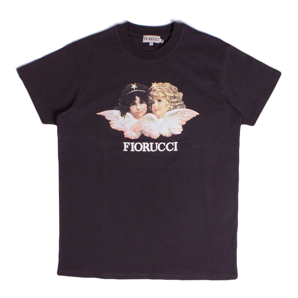 Fiorucci Dark Grey Vintage Angels T-Shirt | Artifacts Apparel
