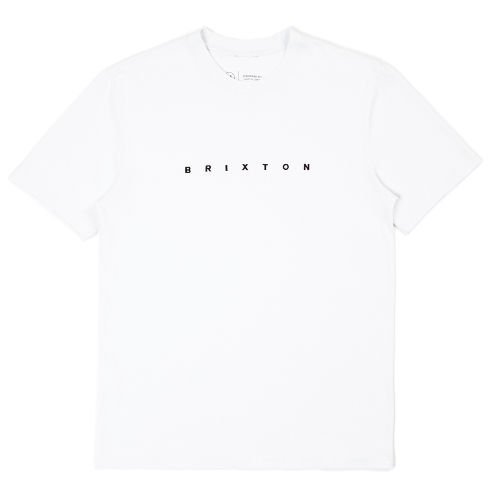Brixton White Cantor T-Shirt | Artifacts Apparel