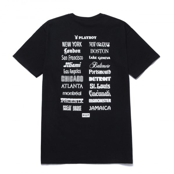 HUF x Playboy Black Club Tour T-Shirt