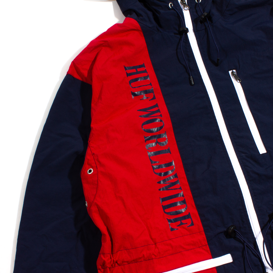 Red hot sale huf windbreaker