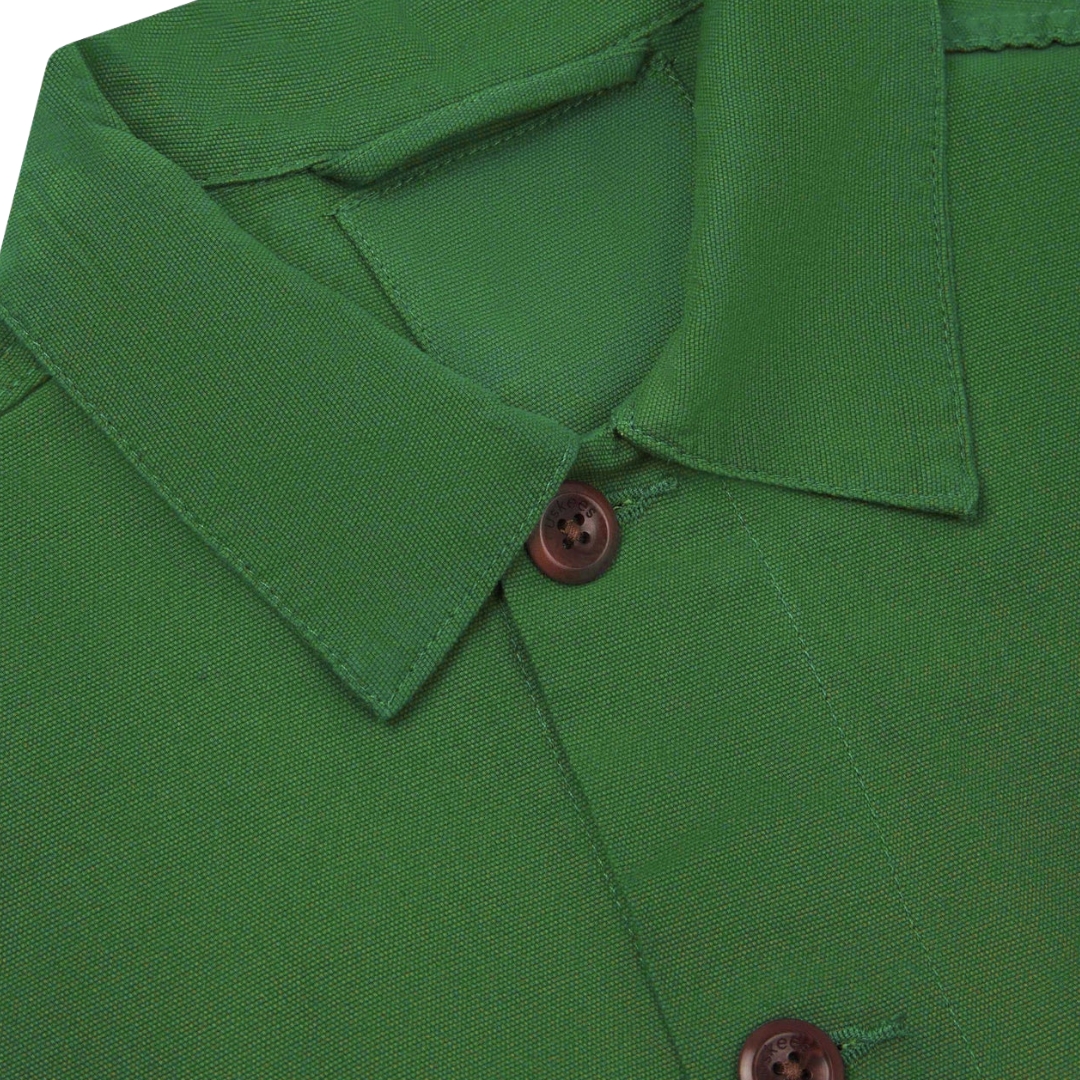 Uskees #3001 Buttoned Overshirt Mint Green