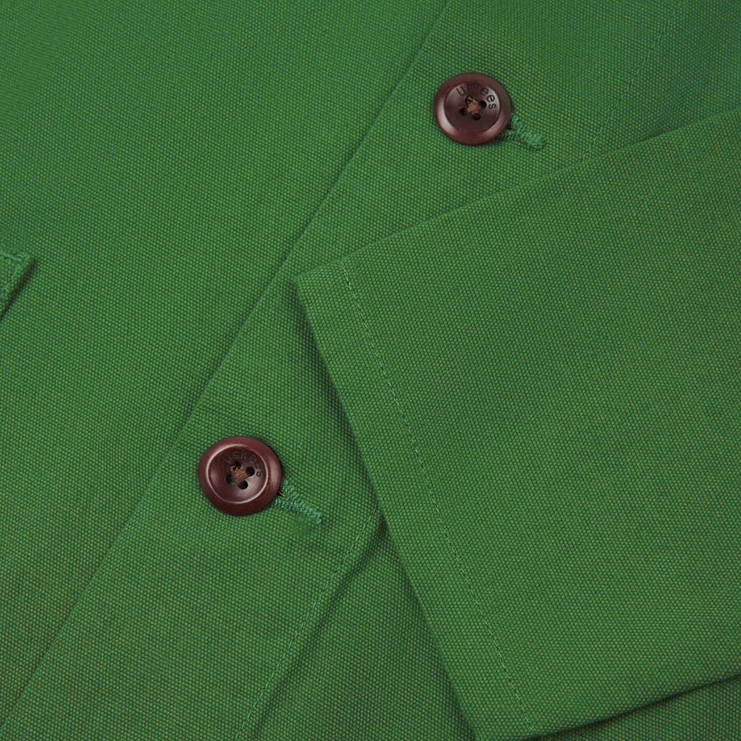 Uskees #3001 Buttoned Overshirt Mint Green