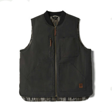 Brixton Builders Abraham Rev Vest Bark Camo