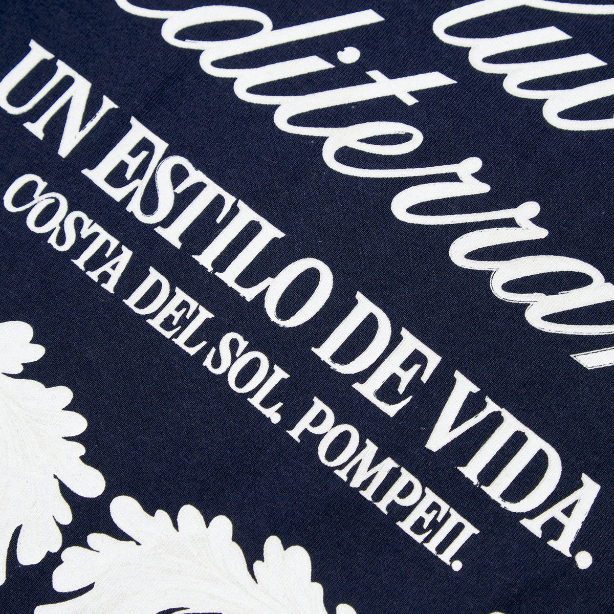 Pompeii Navy Club Mediterranea Boxy T-Shirt