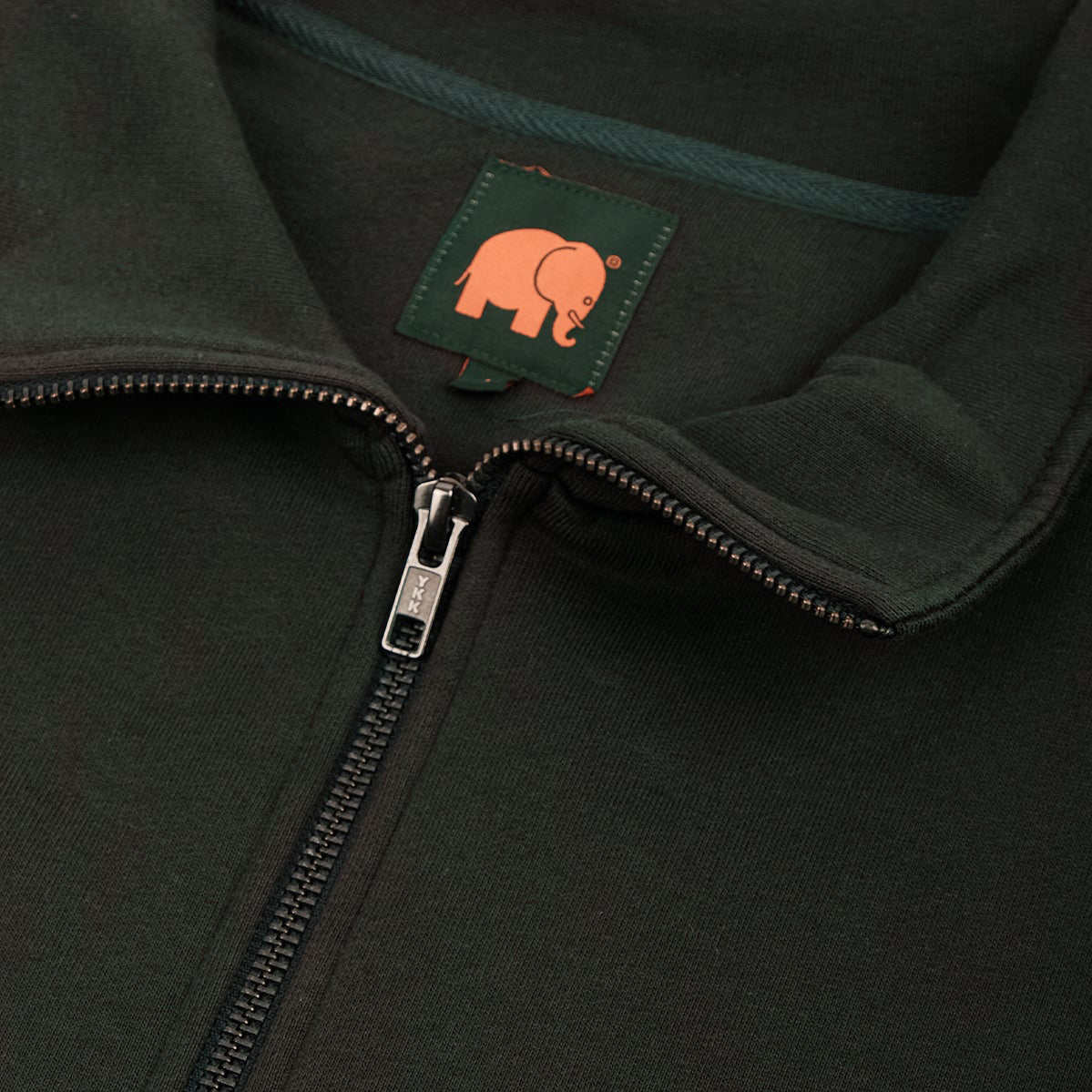 Trendsplant Quarter Zip Scarab Green Sweatshirt