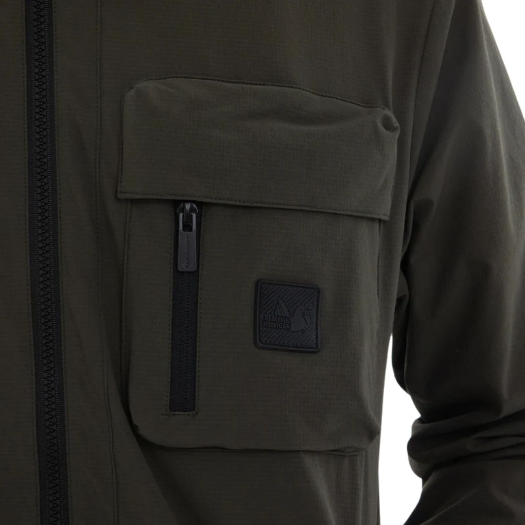 Peaceful Hooligan Dark Khaki Hawthorn Overshirt