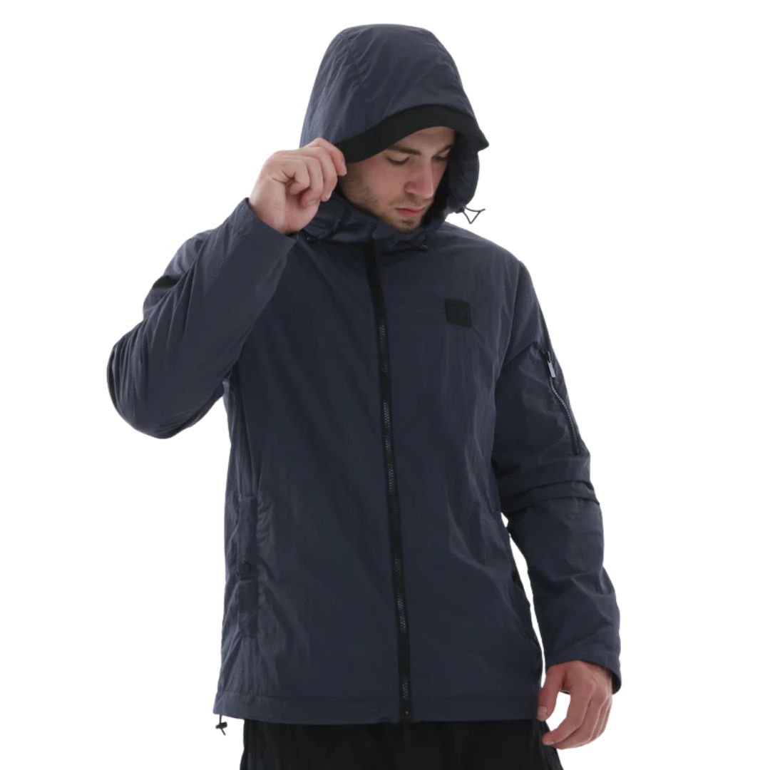 Peaceful Hooligan Ink Blue Fury Fleece Lined Jacket