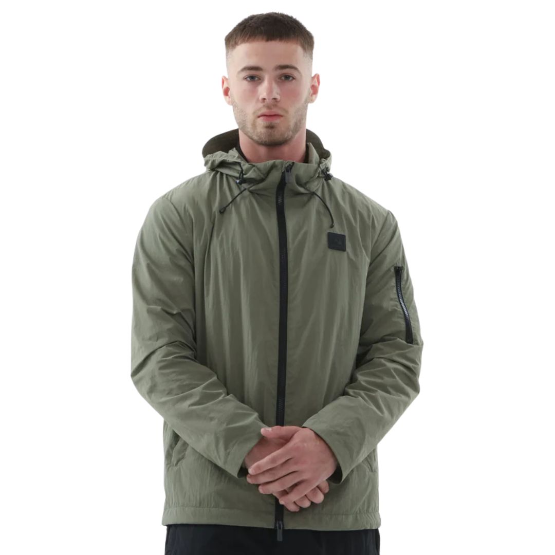 Peaceful Hooligan Khaki Fury Fleece Lined Jacket