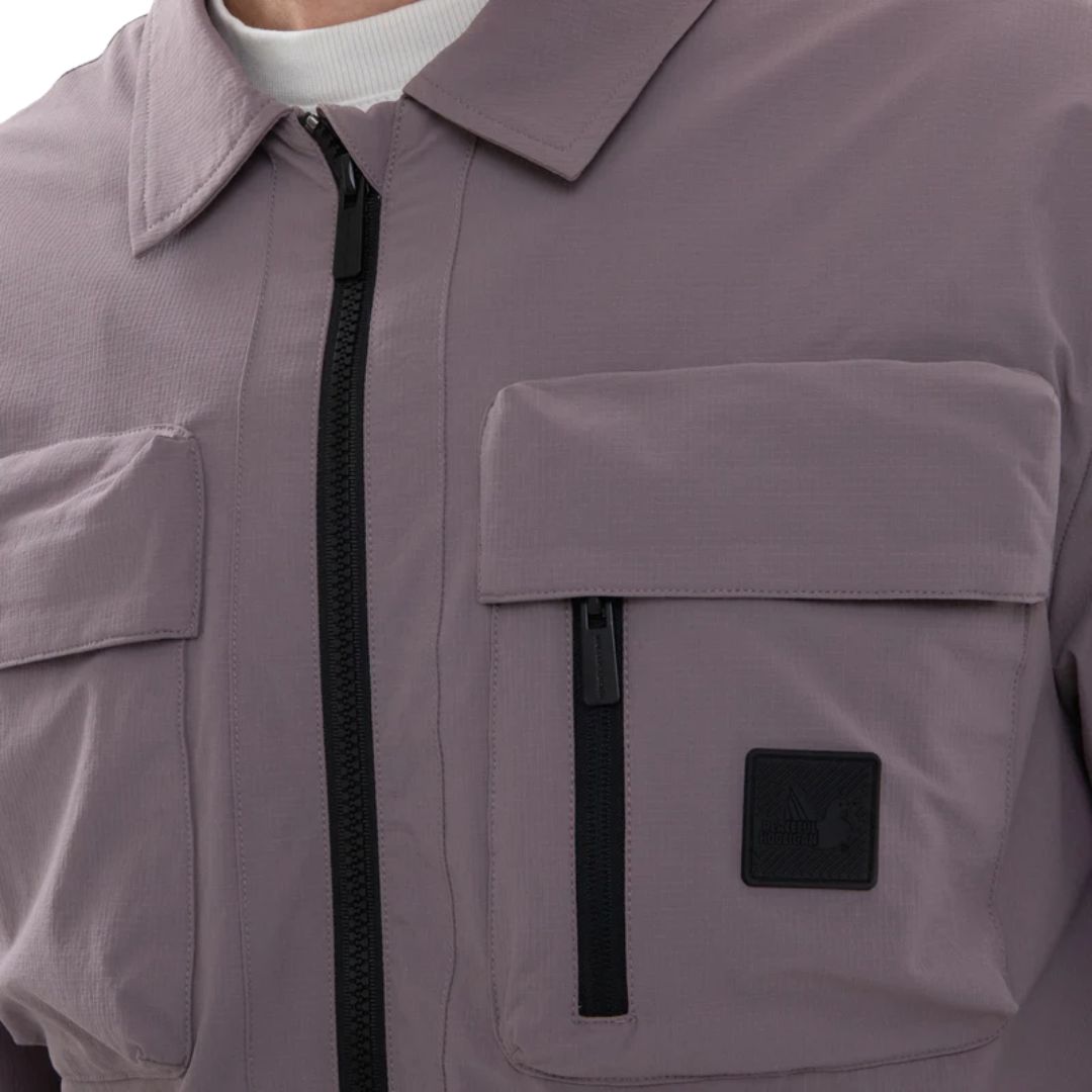 Peaceful Hooligan Mauve Hawthorn Overshirt