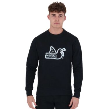 Peaceful Hooligan Black Outline Sweatshirt