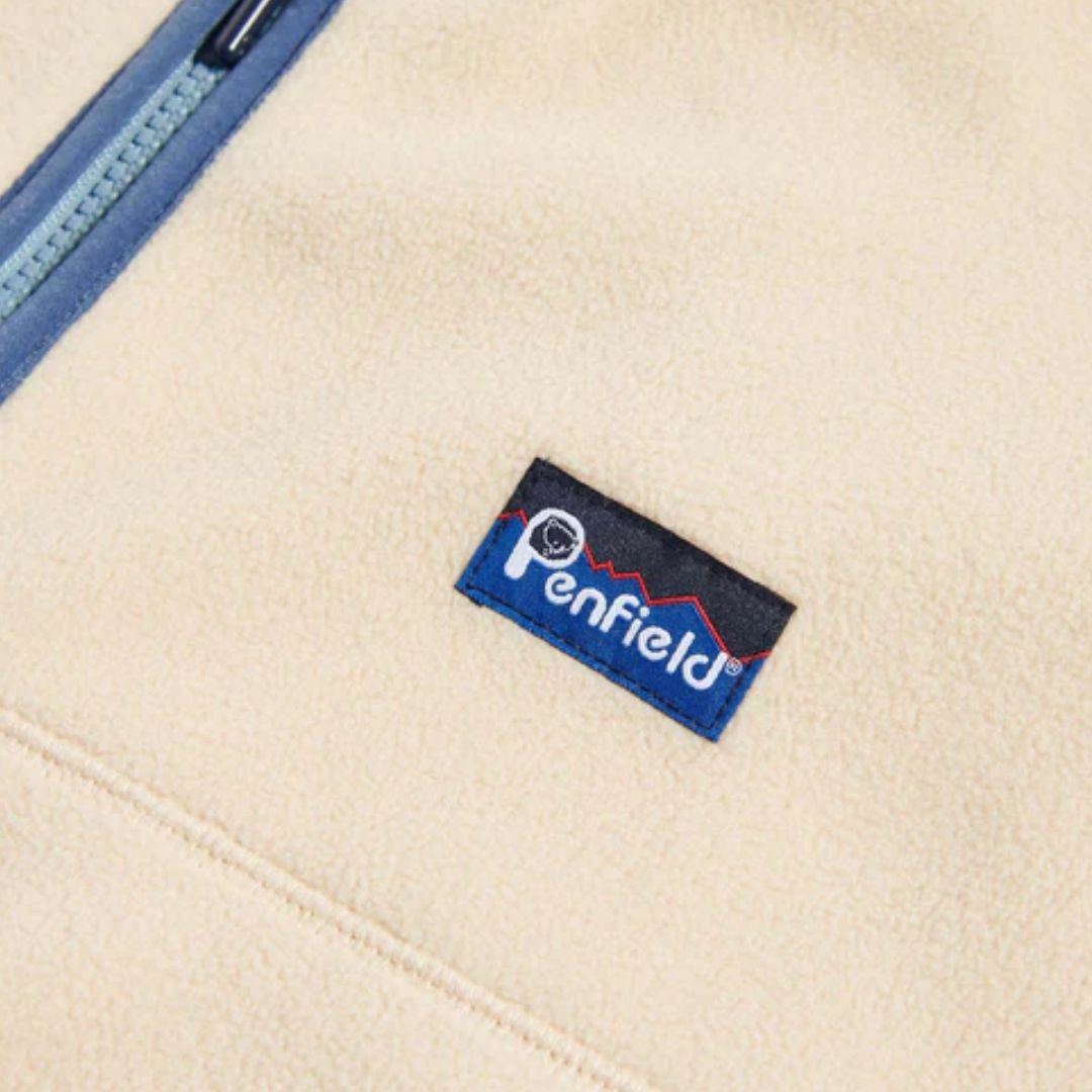 Penfield Brown Rice Graylock Fleece Vest