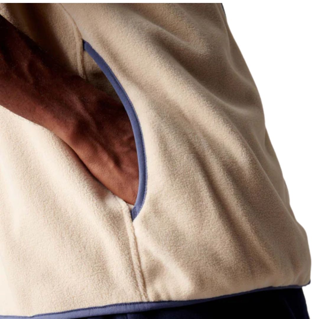 Penfield Brown Rice Graylock Fleece Vest