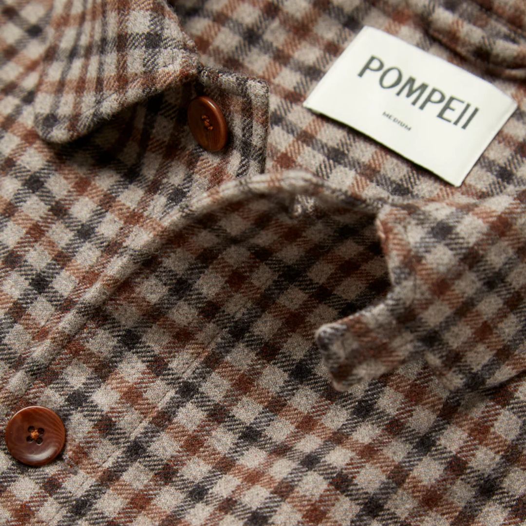 Pompeii Check Wool Chore Jacket
