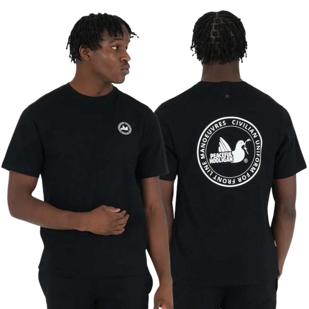Peaceful Hooligan Civ Uni Black T-Shirt