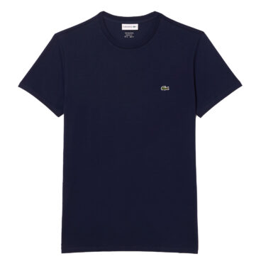 Lacoste Midnight Blue Pima Cotton Crew Neck T-Shirt