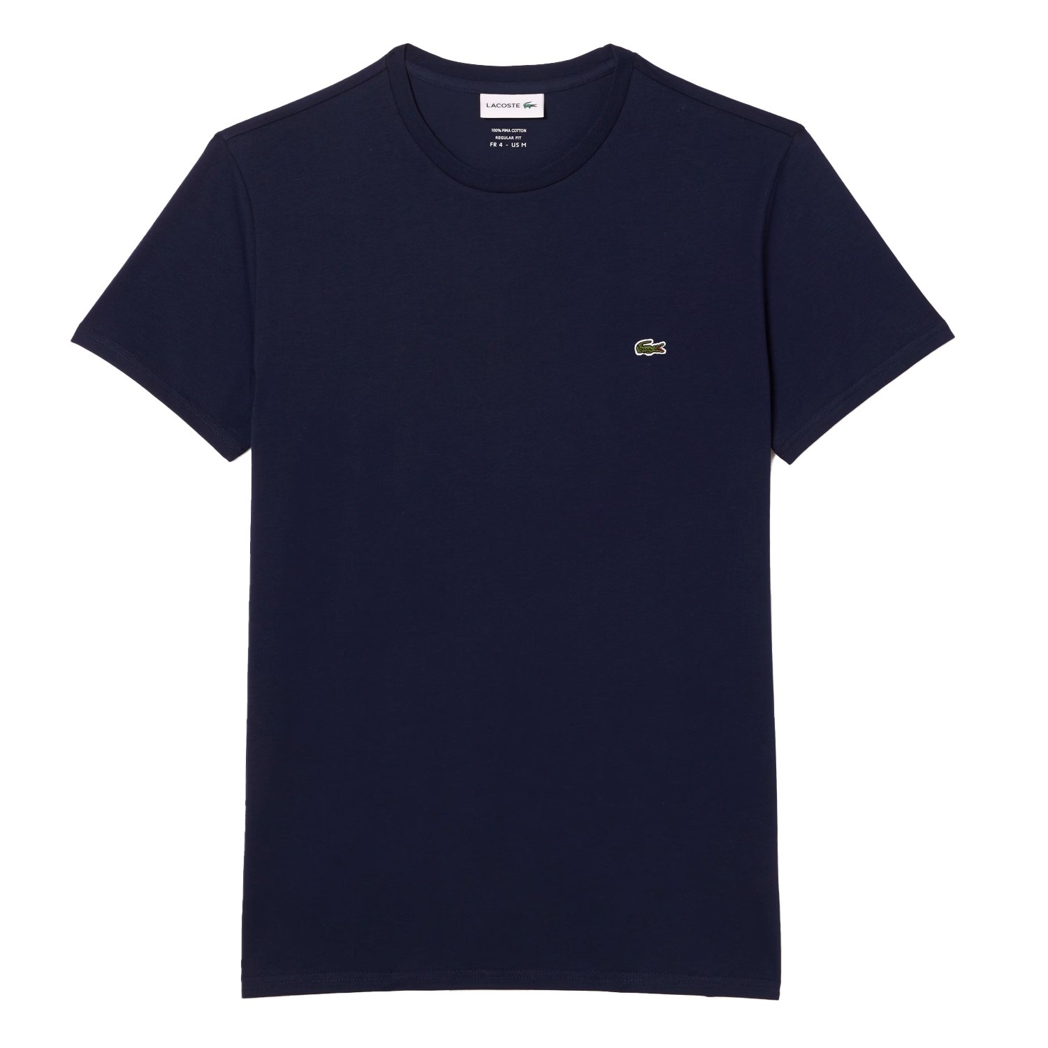 Lacoste Midnight Blue Pima Cotton Crew Neck T-Shirt