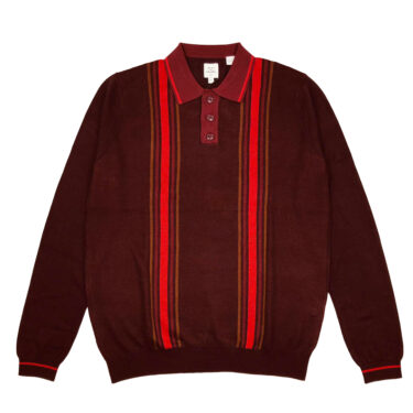 Max N Chester Wine Tasting/Haute Knitted L/S Polo Shirt