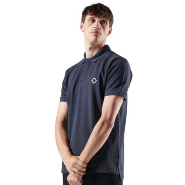Ma.strum S/S Navy Pique Polo