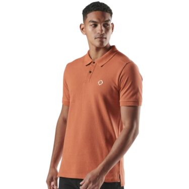 Ma.strum S/S Rust Pique Polo