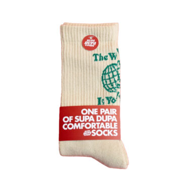 Supa Dupa Goods The World Is Yours Socks