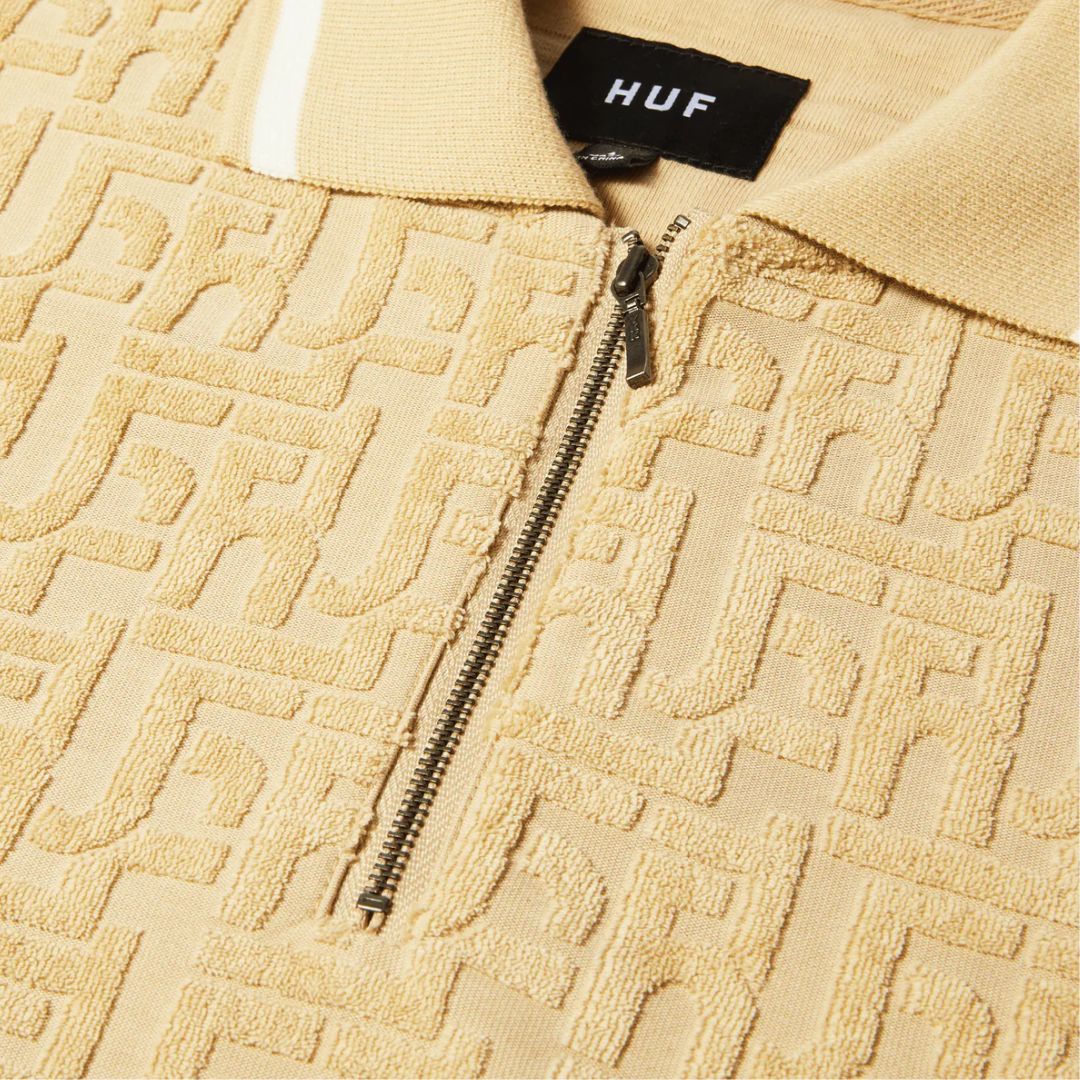 HUF Tether Jacquards Terry Twill Polo
