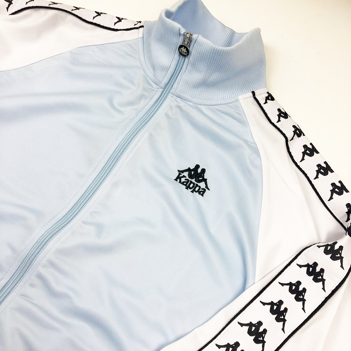 Kappa Banda Uriah Azure Ice/White Track Top