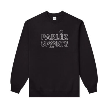 Parlez Black Arc Crew Sweatshirt