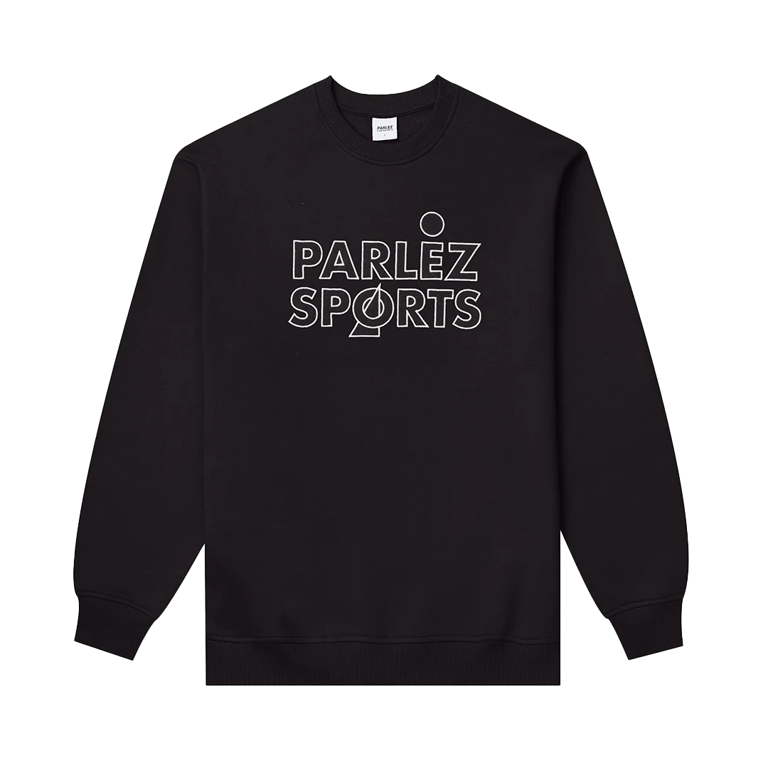 Parlez Black Arc Crew Sweatshirt