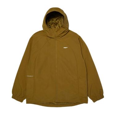 HUF All Caps Shell Jacket Rich Brown