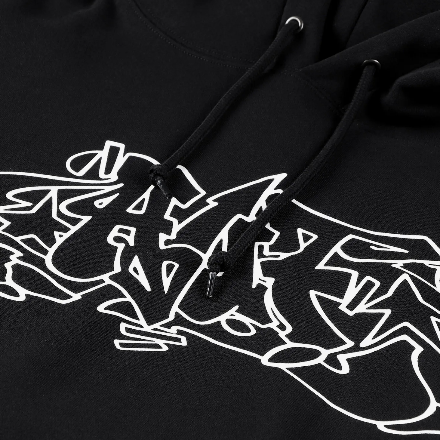 HUF Outlines Black Hoodie