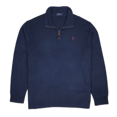 Ralph Lauren Hunter Navy 1/4 Zip Sweatshirt