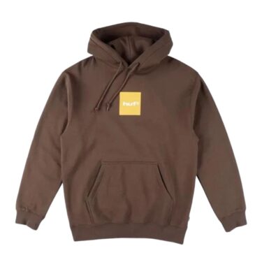HUF 89 Box Logo Hoodie Brown
